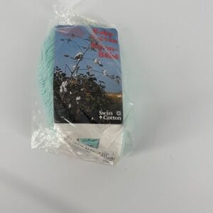 LANG‎ Baby Cotton Yarn  Swiss Cotton Light Blue Knitting Crochet Swiss Made